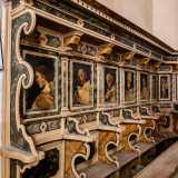 ...il seicentesco coro in legno policromo